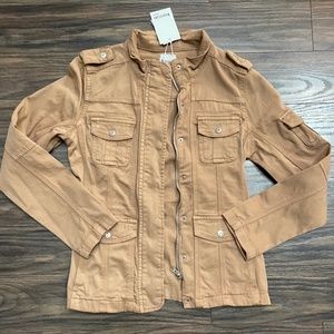 NWT Kenzie Jeans tan denim jacket size small